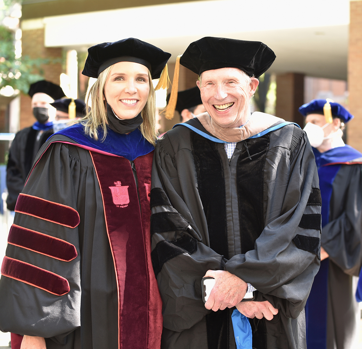 Associate Professor of Accountancy Christine Gimbar (left) and Deloitte Distinguished Professor John E. McEnroe